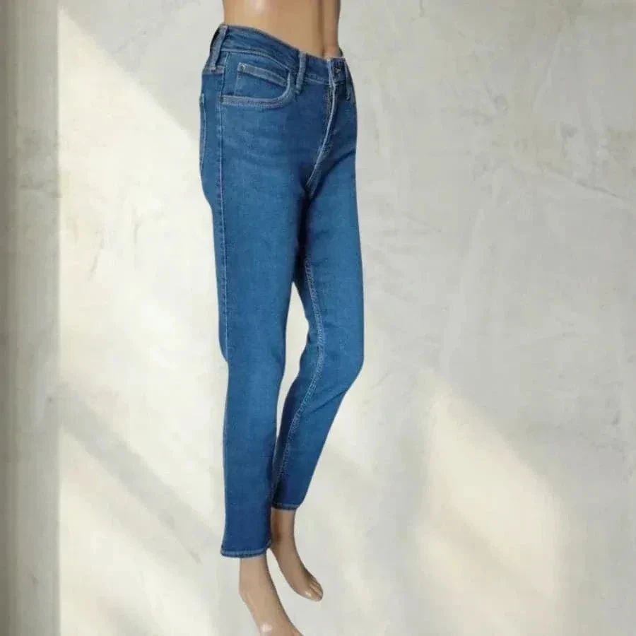 Nieuwe LEE jean model elly slim fit - hoge taille - rekbaar - indigo blauw – photo 6